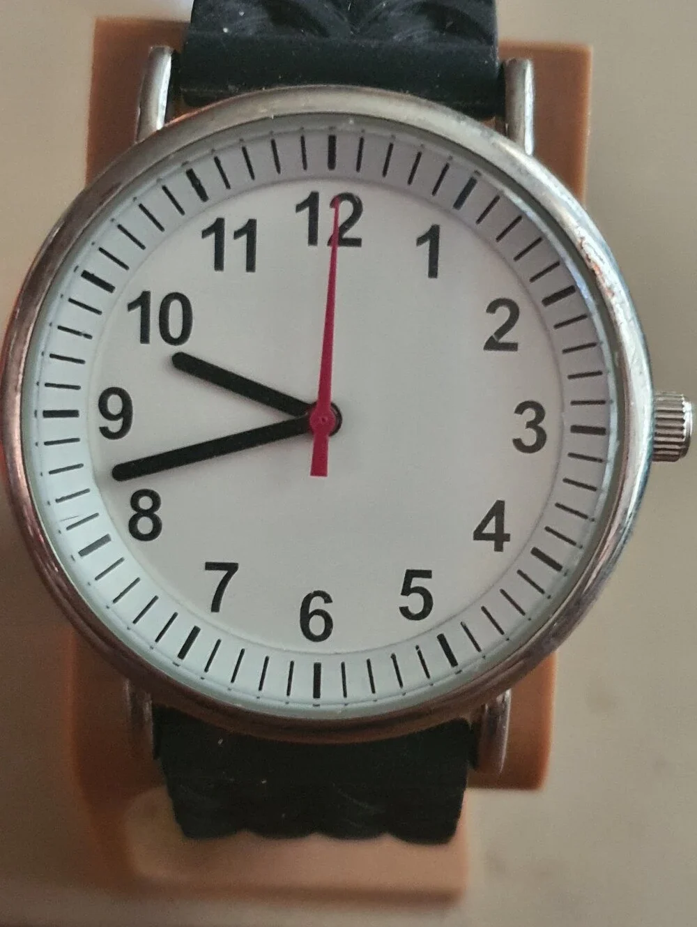 10/$20 MSPCI Silver/White Silicone Men's Watch